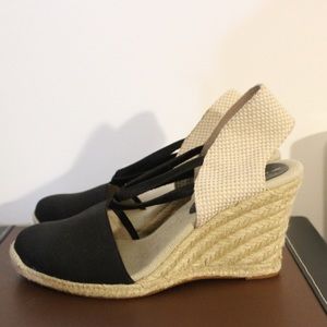 Wedge Heeled Espadrille Sandal